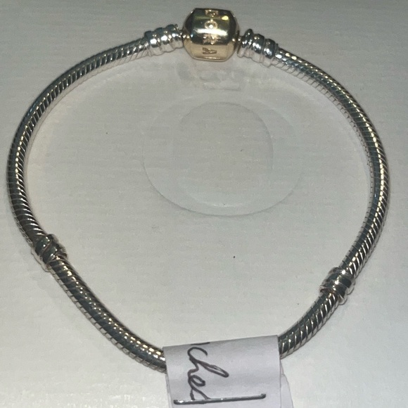 14K gold clasp bracelet - Picture 3 of 6